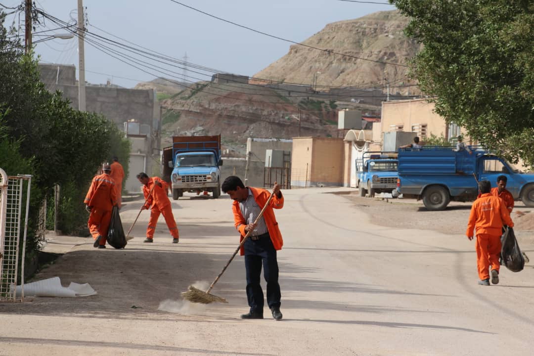 برگزاری مانور خدمت توسط ستاد اجرایی خدمات سفر شهرداری مسجدسلیمان