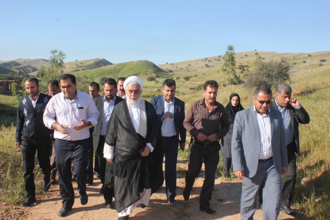 بازدید سرپرست فرمانداری شهرستان مسجدسلیمان از روستاهای بخش مرکزی