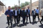 بازدید شهردار و فرماندار مسجدسلیمان از عملیات آسفالت منطقه کولرشاپ