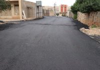 آغاز عملیات آسفالت منطقه چهاربیشه پشت کلانتری / پایان انتظار چندساله ساکنان