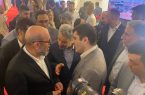 بازدید رئیس بنیاد مستضعفان از غرفه شرکت آلومینیوم کاوه خوزستان در نمایشگاه دائمی بین المللی تهران