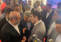 بازدید رئیس بنیاد مستضعفان از غرفه شرکت آلومینیوم کاوه خوزستان در نمایشگاه دائمی بین المللی تهران