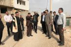 بازدید شهردار مسجدسلیمان به همراه فرماندار از منطقه محروم تلخاب