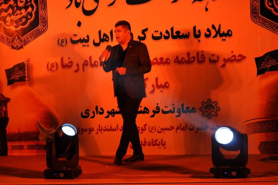 مسجدسلیمان غرق در نور و شادی در جشن بزرگ دهه کرامت