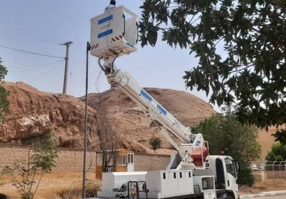 بهبود سیستم روشنایی بیمارستان ۲۲ بهمن به همت سازمان برق مسجدسلیمان