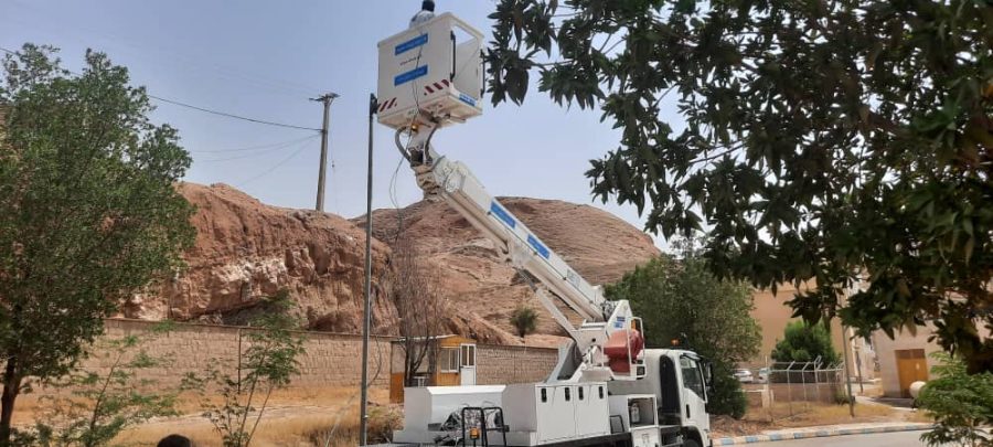 بهبود سیستم روشنایی بیمارستان ۲۲ بهمن به همت سازمان برق مسجدسلیمان