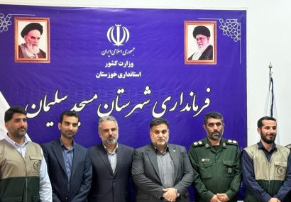 همدلی جهادگران بسیج سازندگی با فرمانداری مسجدسلیمان در مسیر ریشه‌کن کردن محرومیت‌ها