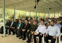 برگزاری آیین غبار روبی گلزار شهدا در مسجدسلیمان + تصاویر
