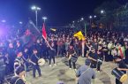 هم‌نوایی شهردار مسجدسلیمان با عزاداران در شام غریبان سیدالشهدا(ع)