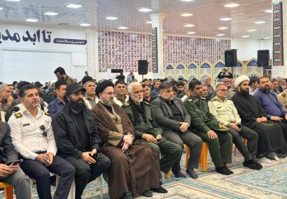برگزاری مراسم اربعین شهدای اقتدار در مسجدسلیمان