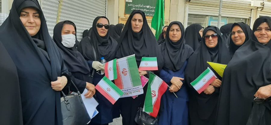 برگزاری اجتماع بزرگ زینبیون در مسجدسلیمان +تصاویر