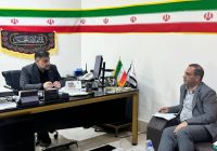 برگزاری نشست فرماندار شهرستان مسجدسلیمان با رئیس اداره پست