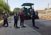 عملیات بهسازی معابر روستای علی‌آباد بخش مرکزی به اجرا درآمد