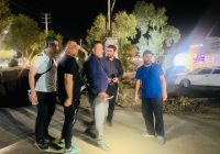 بازدید شبانه شهردار مسجدسلیمان از منطقه نفتک به منظور بررسی احداث پل ارتباطی سواره رو و دیوار حائل