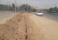 آغاز عملیات نخاله‌برداری و زیرسازی نوار حفاری جنب آتش‌نشانی نفتک حدفاصل گلزار شهدای گمنام