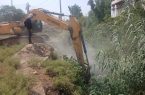 آغاز عملیات لایروبی منطقه چهاربیشه پشت مرکز بهداشت مسجدسلیمان