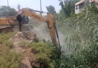 آغاز عملیات لایروبی منطقه چهاربیشه پشت مرکز بهداشت مسجدسلیمان