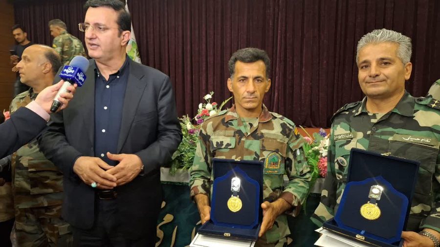 انتخاب جنگلبان شهرستان اندیکا به‌عنوان جنگلبان نمونه کشوری