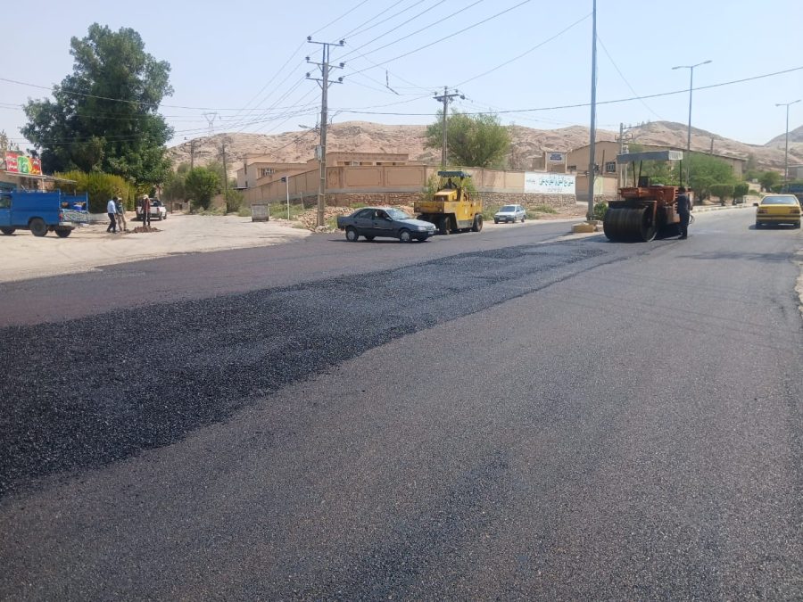 جاده هنرستان با دستور شهردار مسجدسلیمان ترمیم شد