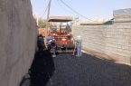 پایان عملیات آسفالت‌ریزی کوی شهید شکرالله راکی / تحقق یکی از مطالبات دیرینه شهروندان منطقه نمره هشت