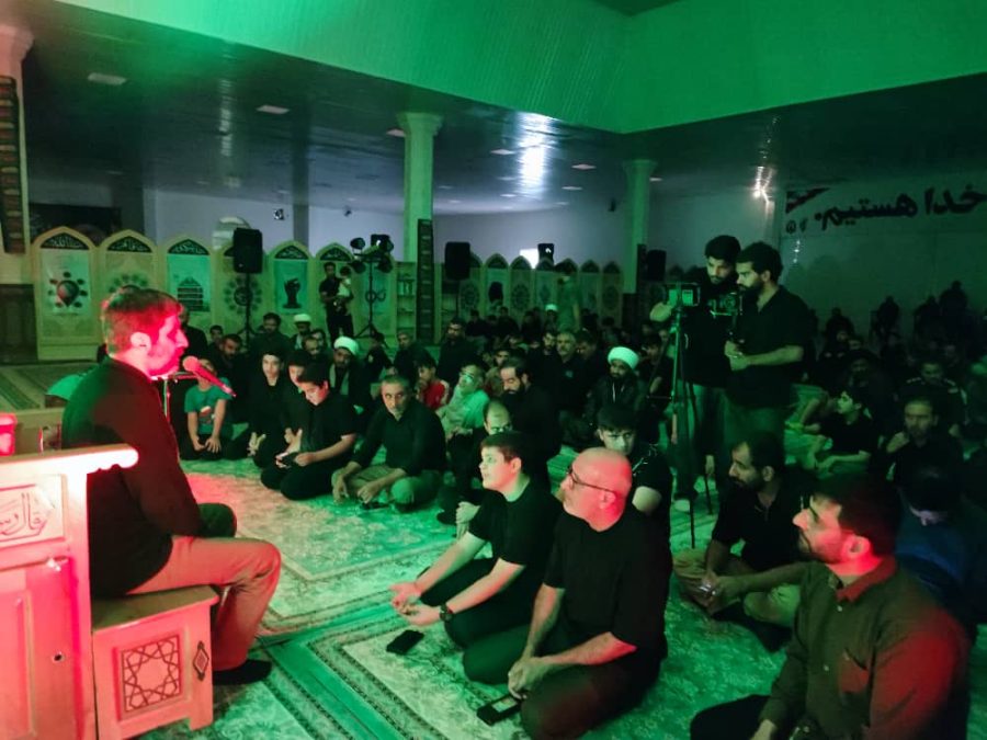 برپایی باشکوه مراسم سوگواری دهه پایانی ماه صفر در مصلی نماز جمعه مسجدسلیمان