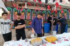 برپایی موکب هیئت محبین الرضا (ع) در منطقه بی بیان مسجدسلیمان