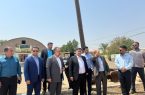 بازدید فرماندار مسجدسلیمان از روند احداث فاز دوم پارک فدک شهر عنبر