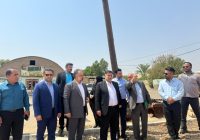 بازدید فرماندار مسجدسلیمان از روند احداث فاز دوم پارک فدک شهر عنبر