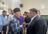 برگزاری دیدار مردمی فرماندار شهرستان مسجد سلیمان در مسجد روستای هفت شهیدان