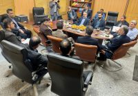 بازدید فرماندار شهرستان مسجدسلیمان از بانک ملی مرکزی شهرستان