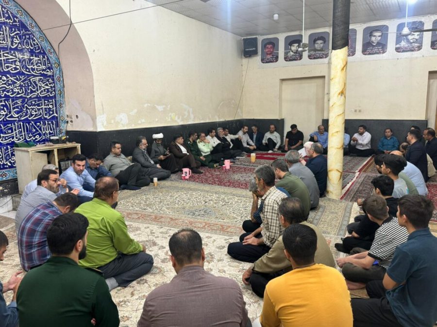 دیدار چهره به چهره فرماندار مسجدسلیمان با اهالی منطقه ریل وی