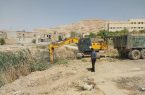 آغاز عملیات لایروبی کانال‌های منطقه نمره دو مسجدسلیمان با هدف رفع مشکلات آب‌های سطحی
