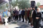 چهلمین سالگرد خبرنگار شهید اکبر قاسمی پور در گلزار فتح الفتوح کلگه مسجدسلیمان برگزار شد