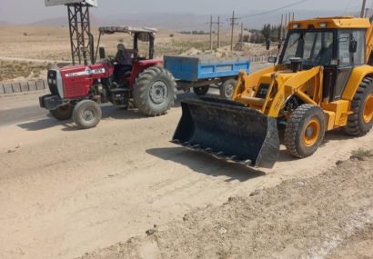 آغاز عملیات تعریض بلوار ورودی گلگیر گامی نو در توسعه شهری