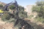 عملیات لایروبی و پاک‌سازی کانال خیابان فردوسی ۱۲ منطقه بی‌بیان انجام شد