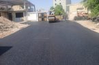 اجرای عملیات آسفالت بخشی از معابر منطقه چهاربیشه