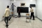 رنگ آمیزی دو مدرسه توسط بسیج دانشجویی رهروان ولایت و جهاد سازندگی ناحیه مقاومت بسیج مسجدسلیمان