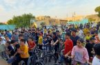 برگزاری همایش دوچرخه‌سواری همگانی در مسجدسلیمان به مناسبت هفته تربیت‌بدنی و ورزش