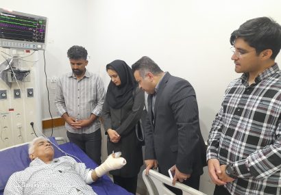 عیادت شهردار مسجدسلیمان از دکتر غلامرضا خواجه‌پور