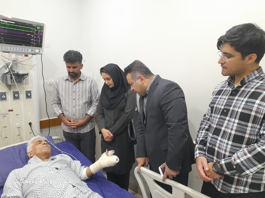 عیادت شهردار مسجدسلیمان از دکتر غلامرضا خواجه‌پور