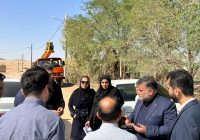 بازدید میدانی فرماندار مسجدسلیمان از منطقه یکمهه بخش گلگیر