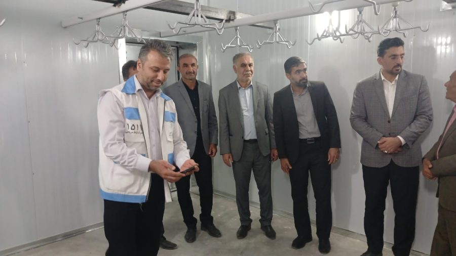افتتاح سردخانه کشتارگاه دام شهرداری لالی