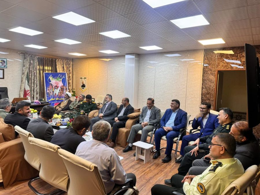 دیدار فرماندار مسجدسلیمان با فرمانده انتظامی شهرستان