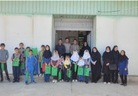 کاروان دانایی اداره کتابخانه‌ها در مدرسه روستایی اکباتان
