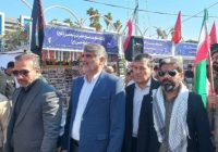 تجدید میثاق کارکنان فنی و حرفه‌ای مسجدسلیمان با آرمان‌های امام و رهبری در راهپیمایی ۱۳ آبان