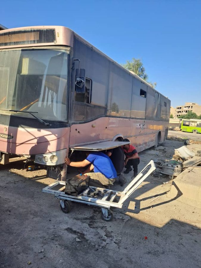 بازسازی و راه‌اندازی سه اتوبوس تمام‌برقی در ناوگان حمل‌ونقل مسجدسلیمان