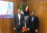دیدار رئیس مرکز آموزش فنی وحرفه ای مسجدسلیمان با مدیرعامل شرکت بهره‌برداری نفت‌ و گاز