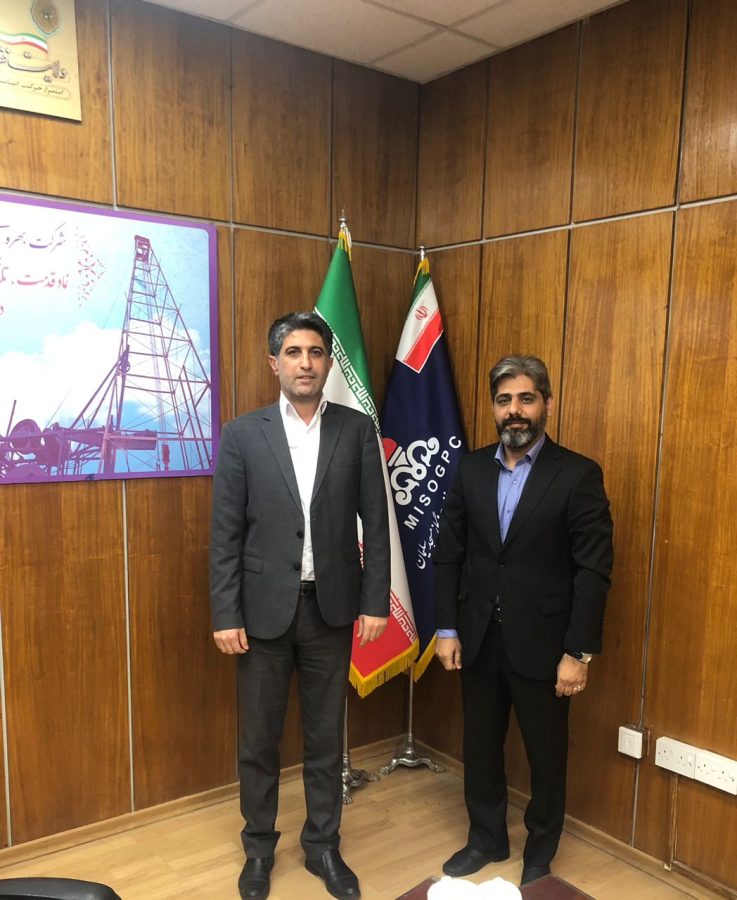 دیدار رئیس مرکز آموزش فنی وحرفه ای مسجدسلیمان با مدیرعامل شرکت بهرهبرداری نفت و گاز