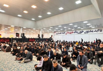 اجتماع عزاداران فاطمی در مسجدسلیمان برگزار شد