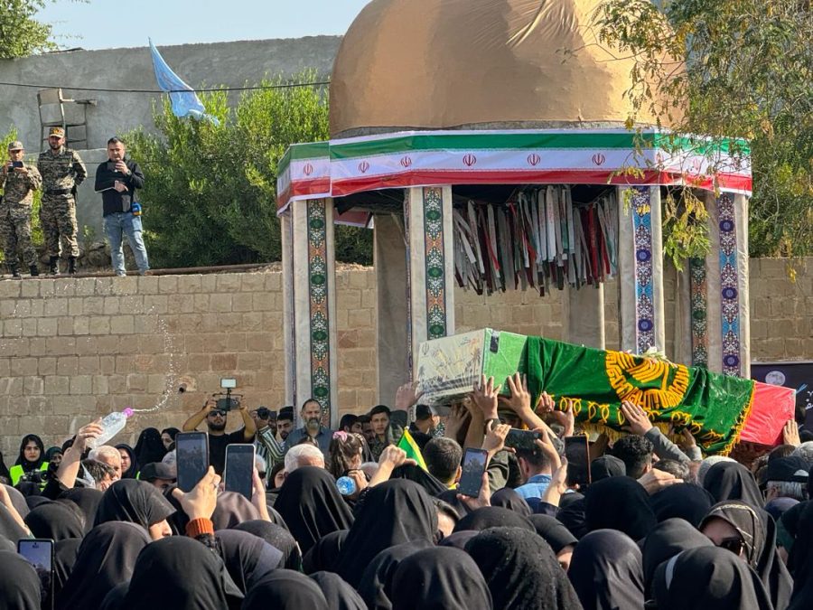 مردم مسجدسلیمان با شکوهی تاریخی شهید گمنام را بدرقه کردند + تصاویر